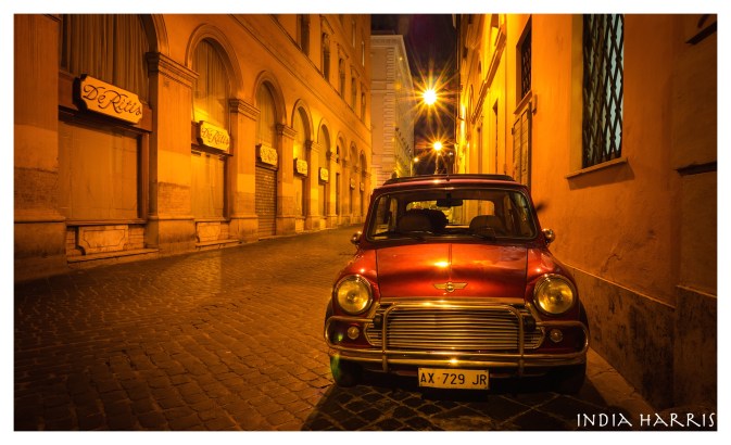 Red Mini after midnight