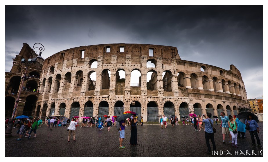 Colosseum in the rain